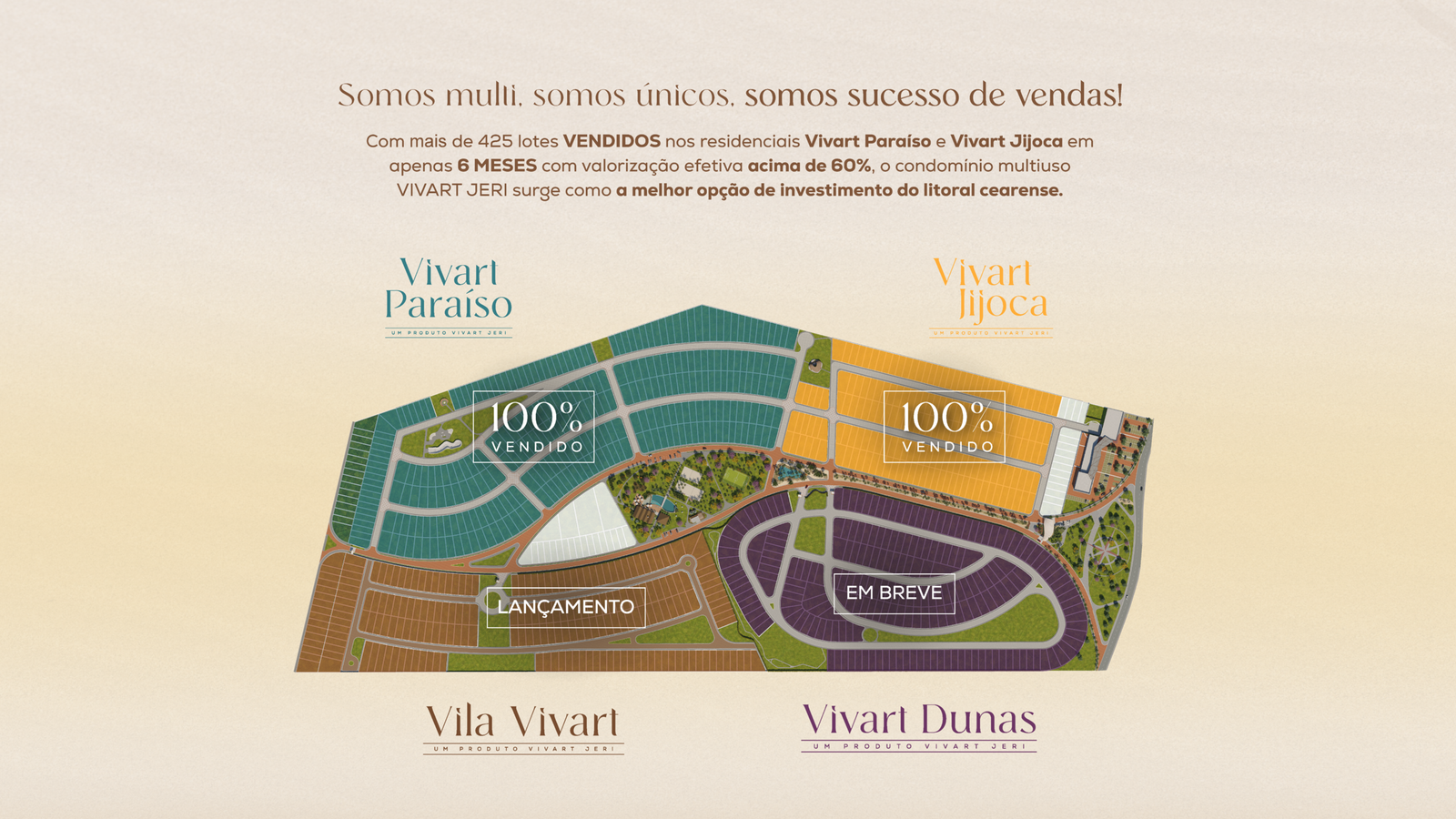 Somos sucesso de vendas